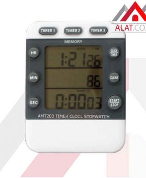 Digital 3 Channel Timer Clock and Stopwatch AMTAST AMT203